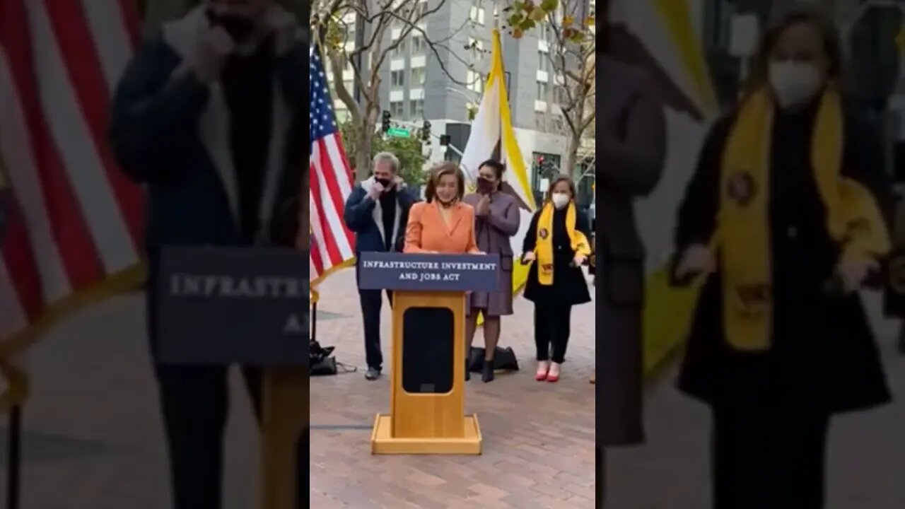 Nancy Pelosi Gets Heckled With "Let's Go Brandon" In San Francisco