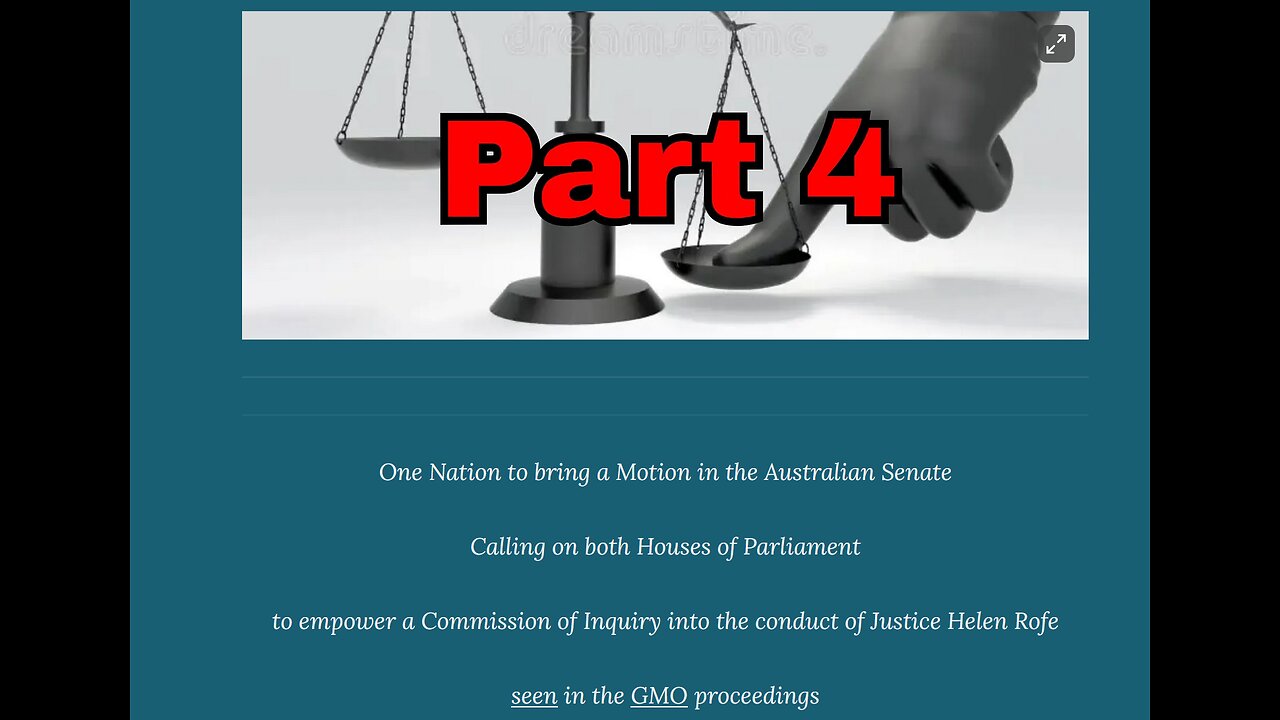 Ep 8 - Short - Will Australia's Senators support a motion to establish a Commission of inquiry?