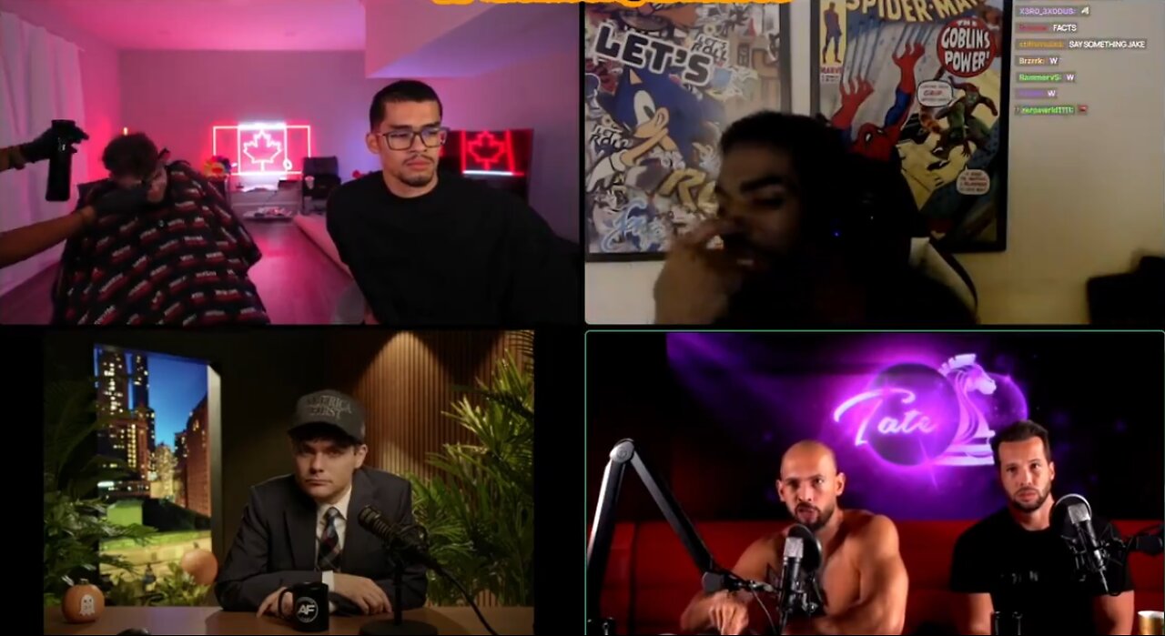 !! SPOOKTOBER 3/31 !! THE BANNED MEN !! NICK FUENTES X ADIN ROSS X DEAN WITHERS X ANDREW TATE