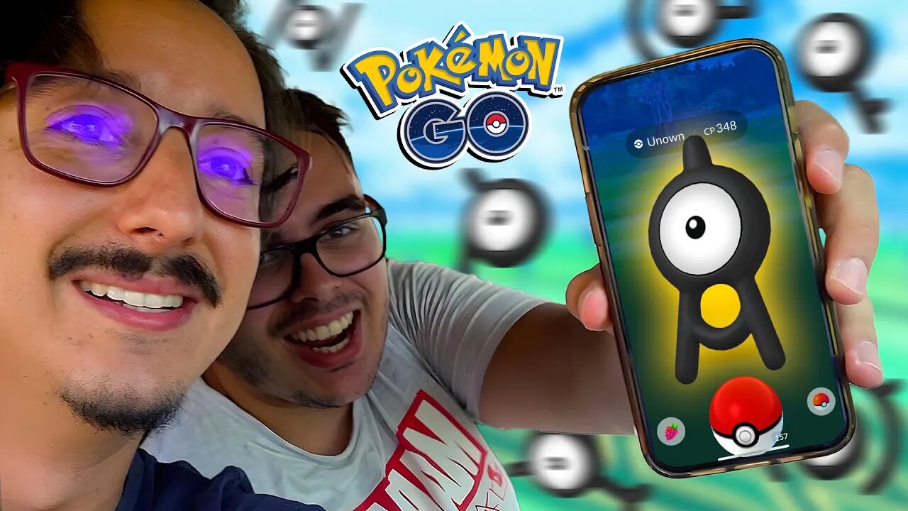 INACREDITÁVEL! SPAWN DE UNOWN NA MINHA CIDADE! VEIO SHINY? DEU TEMPO? DESCUBRA! Pokémon GO!