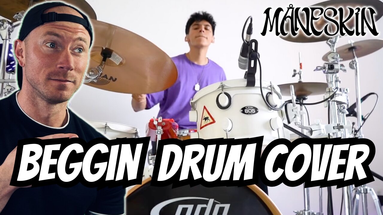 BEGGIN Måneskin DRUM COVER Drummer Reacts FIRST TIME HEARING