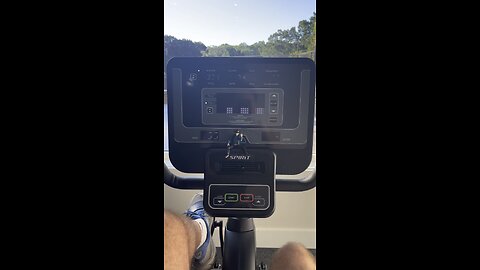 Singing Cowboy on an Exercise Bike