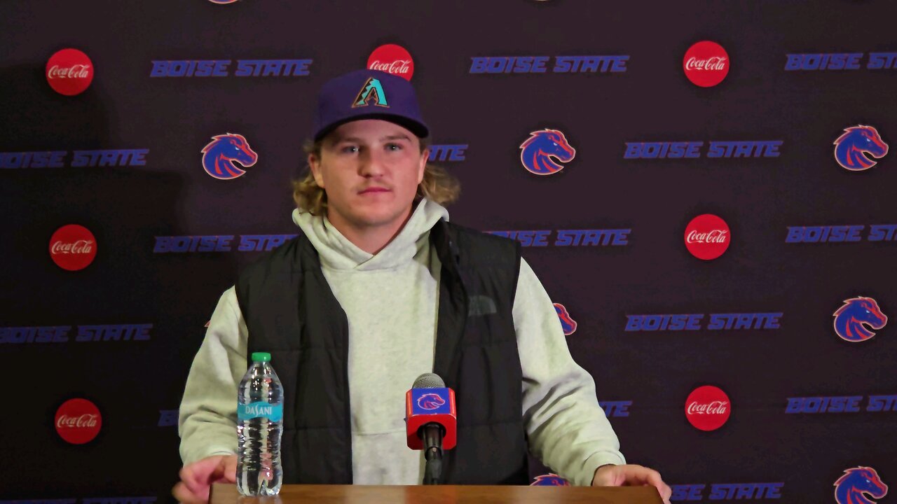 Post Utah State Presser With Boise State Quarterback, Maddux Madsen 10/05/2024