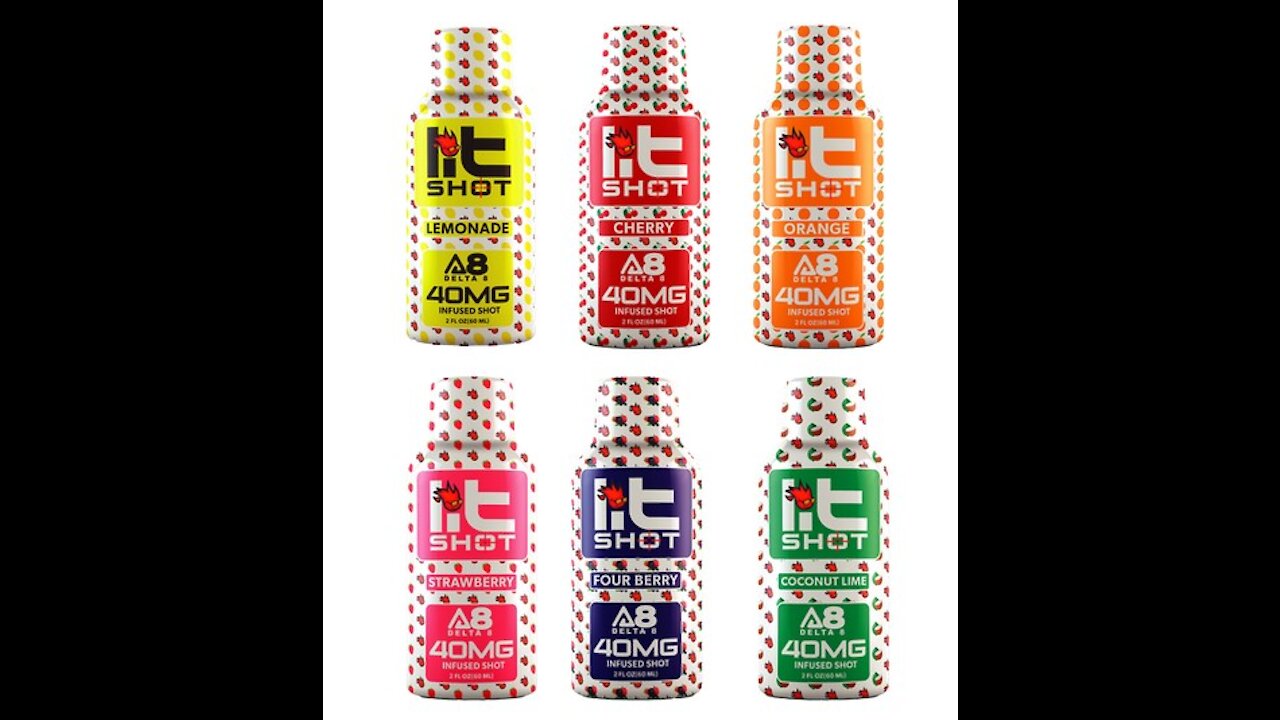 LITSHOT - DELTA8 2oz SHOTS - 40MG EACH