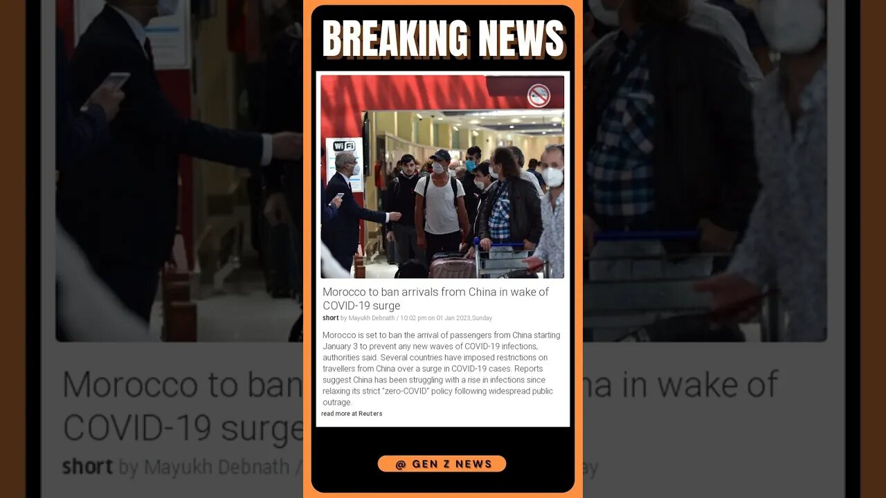 Sensational News | Morocco: Protecting Its People From COVID-19 With A Bold Move | #shorts #news