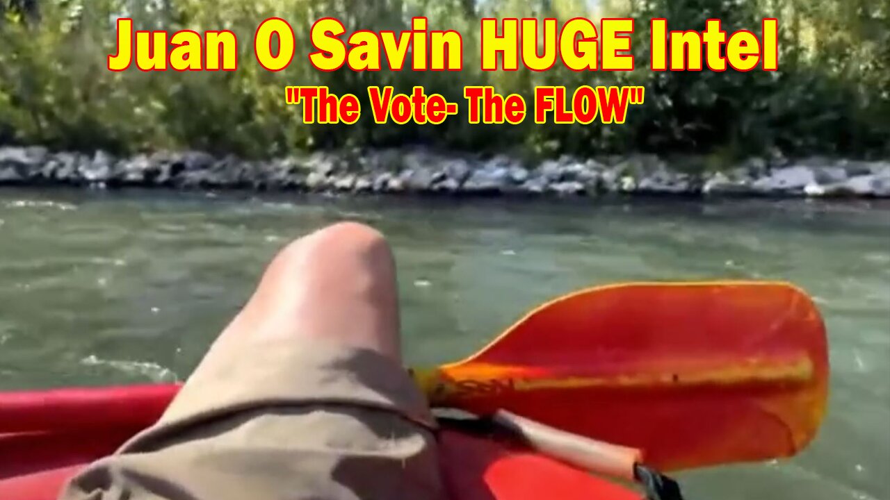 Juan O Savin HUGE Intel 9/3/24: "The Vote- The FLOW"