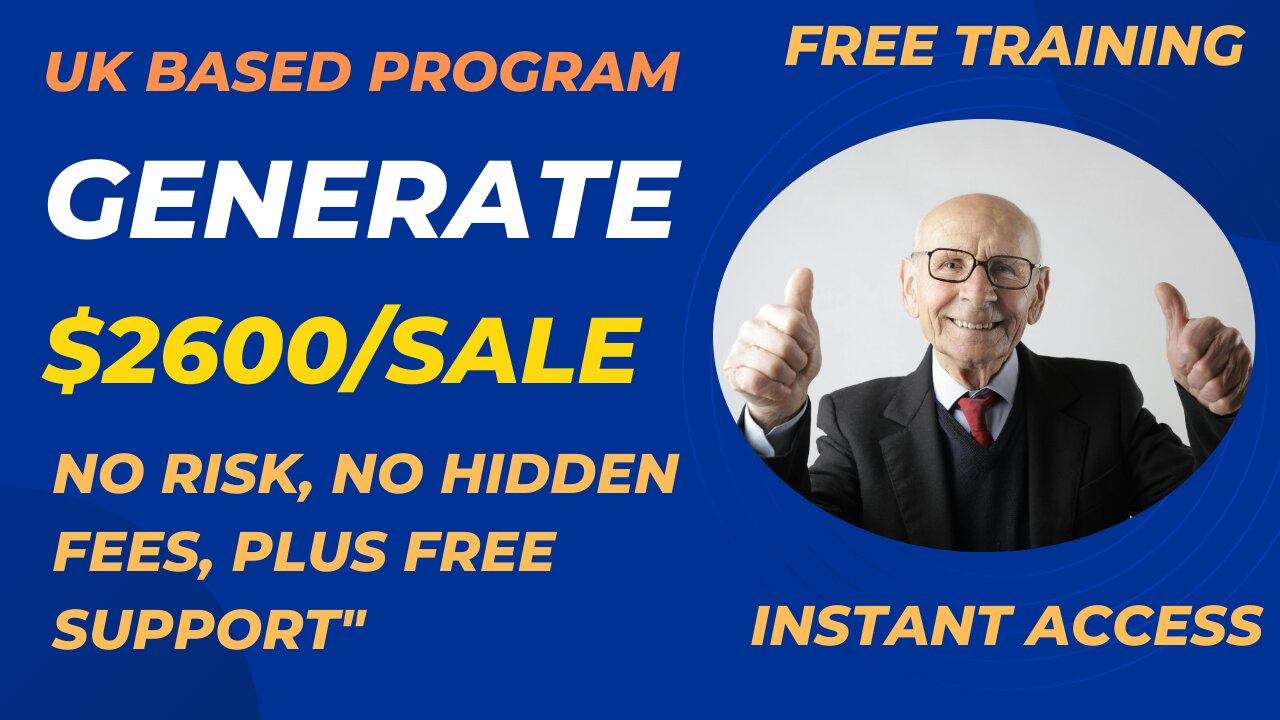 Discover how to make $2600 per sale with zero investment, No Crypto, No MLM plus free training.