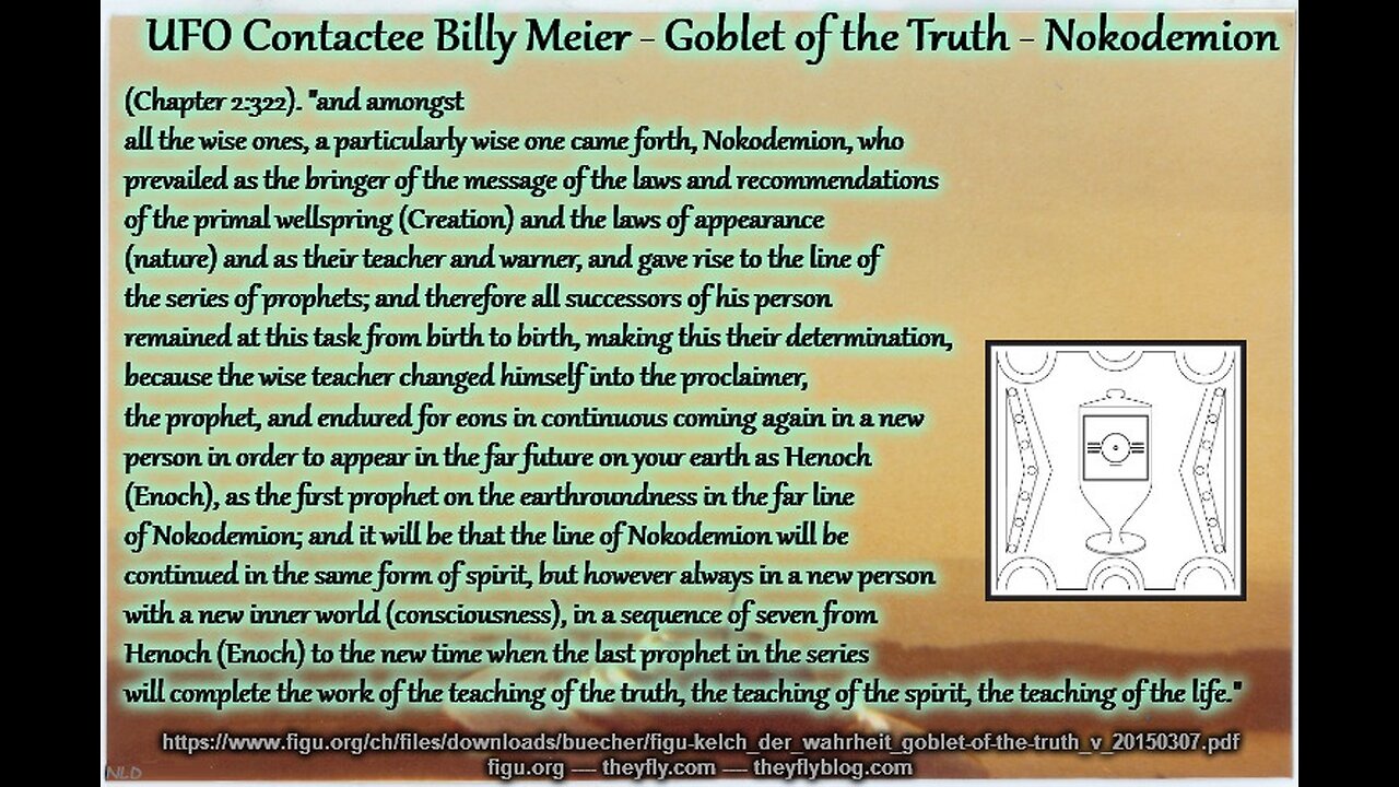 Billy Meier UFO Contact Reports - Collection of talks on Nokodemions teaching