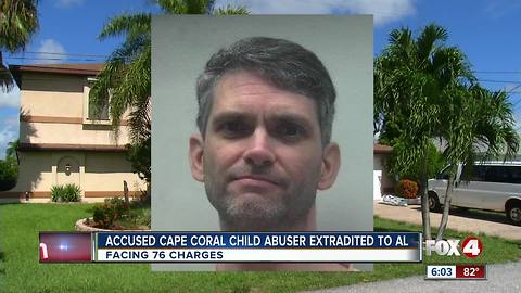 Accused Cape Coral foster child abuser in court in Alabama