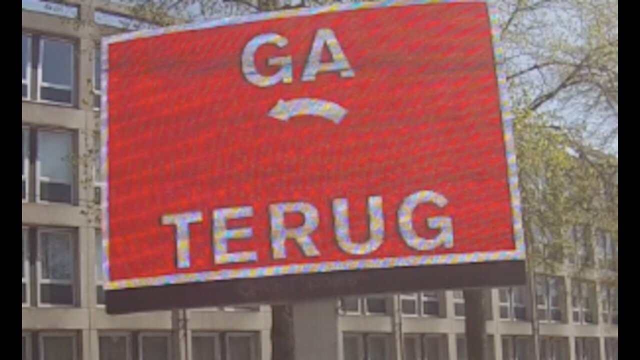 Demonstratie 'nooit meer kabinet rutte' 27 april 2021 Arnhem Holland.