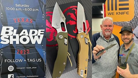 Texas Blade Show 2023 Come see what I bought plus Summary of my activities at the show !