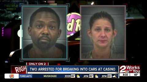 Two suspects arrested for breaking into cars at Hard Rock Casino