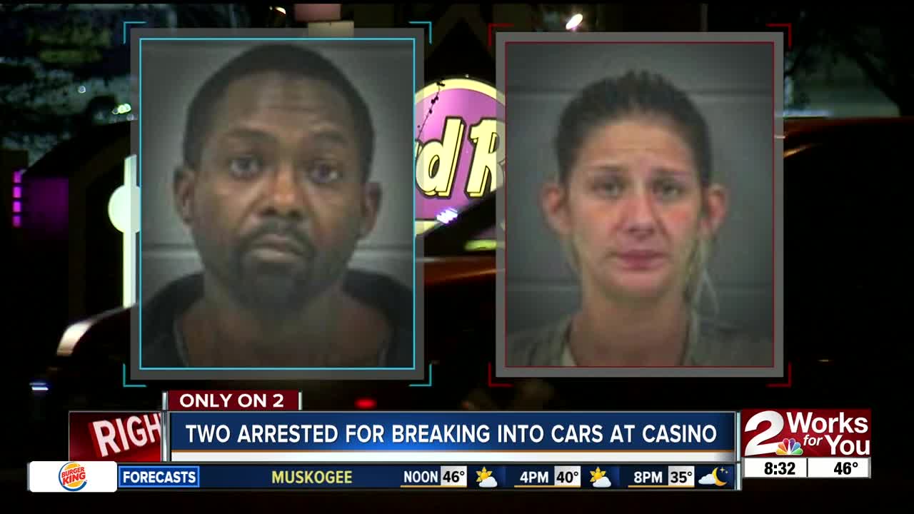 Two suspects arrested for breaking into cars at Hard Rock Casino