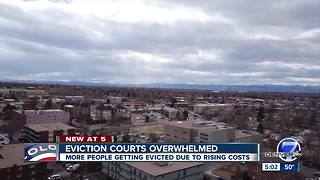 Eviction courts overwhelmed