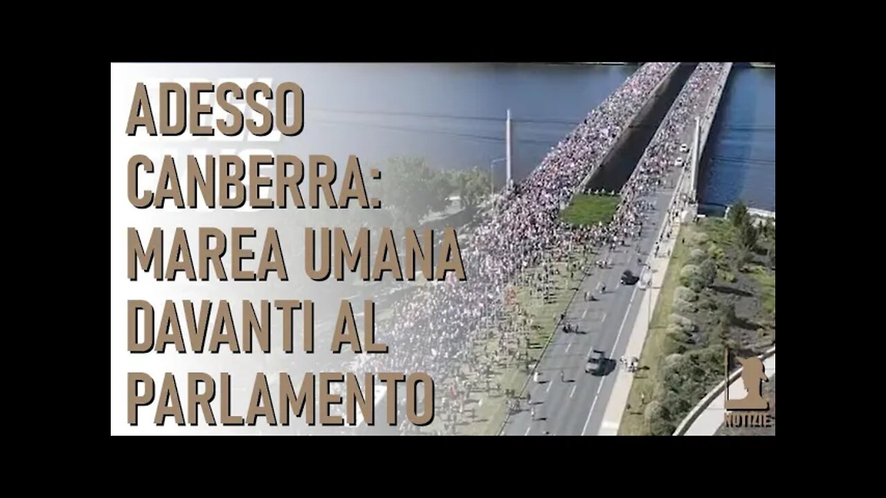 Canberra Convoy: marea umana davanti al parlamento