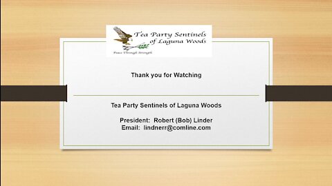 Tea Party Sentinels of Laguna Woods