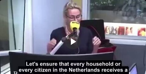 WEF "agenda contributor" Barbara Baarsma delivers a sales pitch for personal carbon...