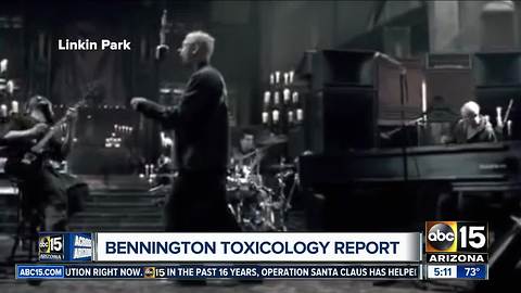 Chester Bennington’s toxicology report released -