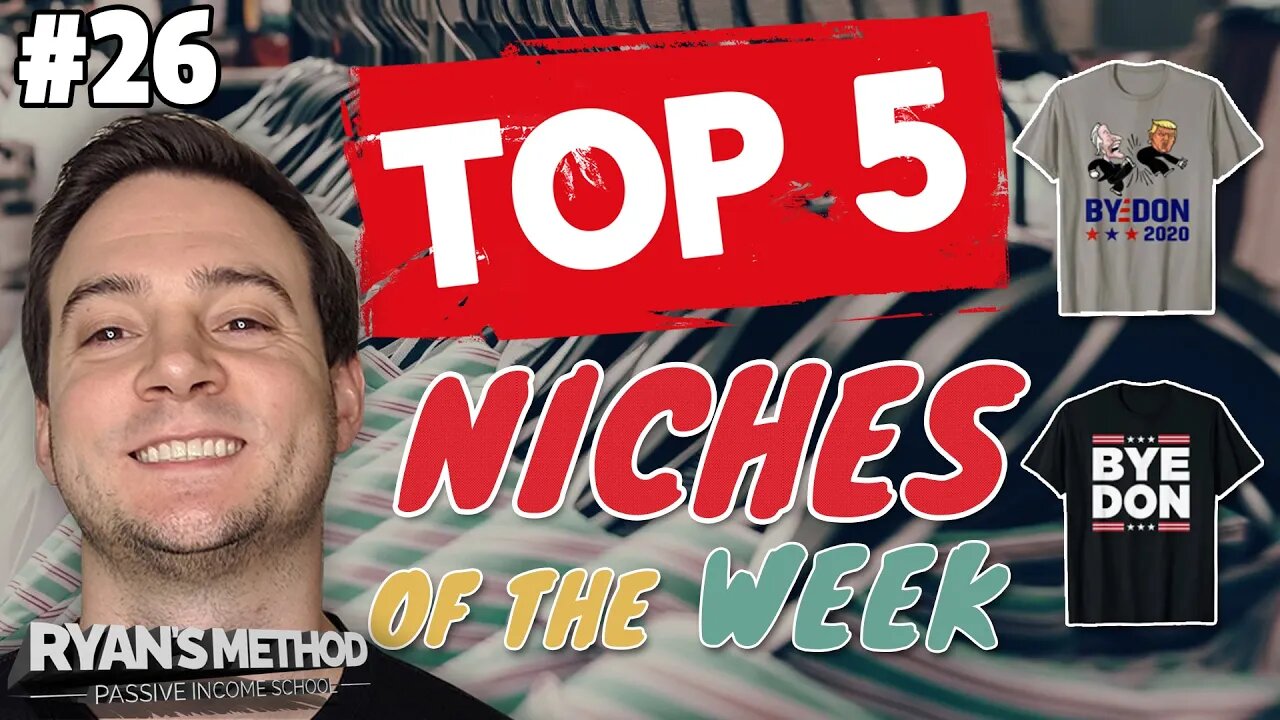 TOP 5 NICHES 🔥 Print on Demand Niche Research #26 — (11/8/2020)