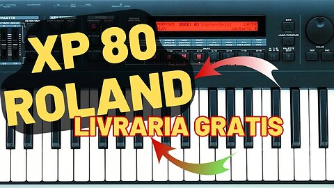 Roland XP 80 livraria MARAVILHOSA grátis #roland #studiodynna #kontakt #library