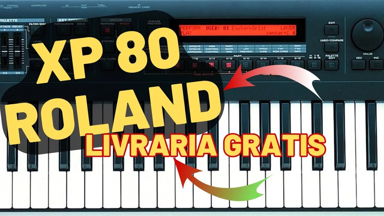 Roland XP 80 livraria MARAVILHOSA grátis #roland #studiodynna #kontakt #library