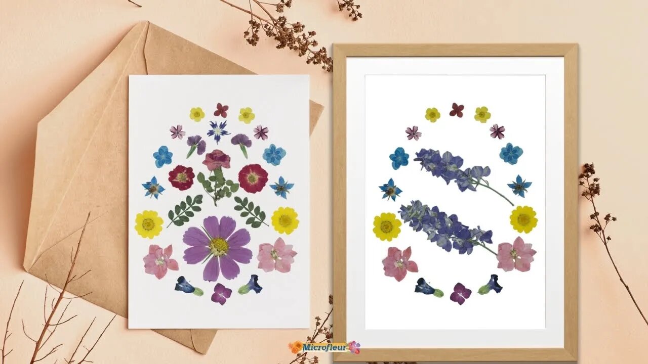 Pressed Flower Project: Easter Egg Picture