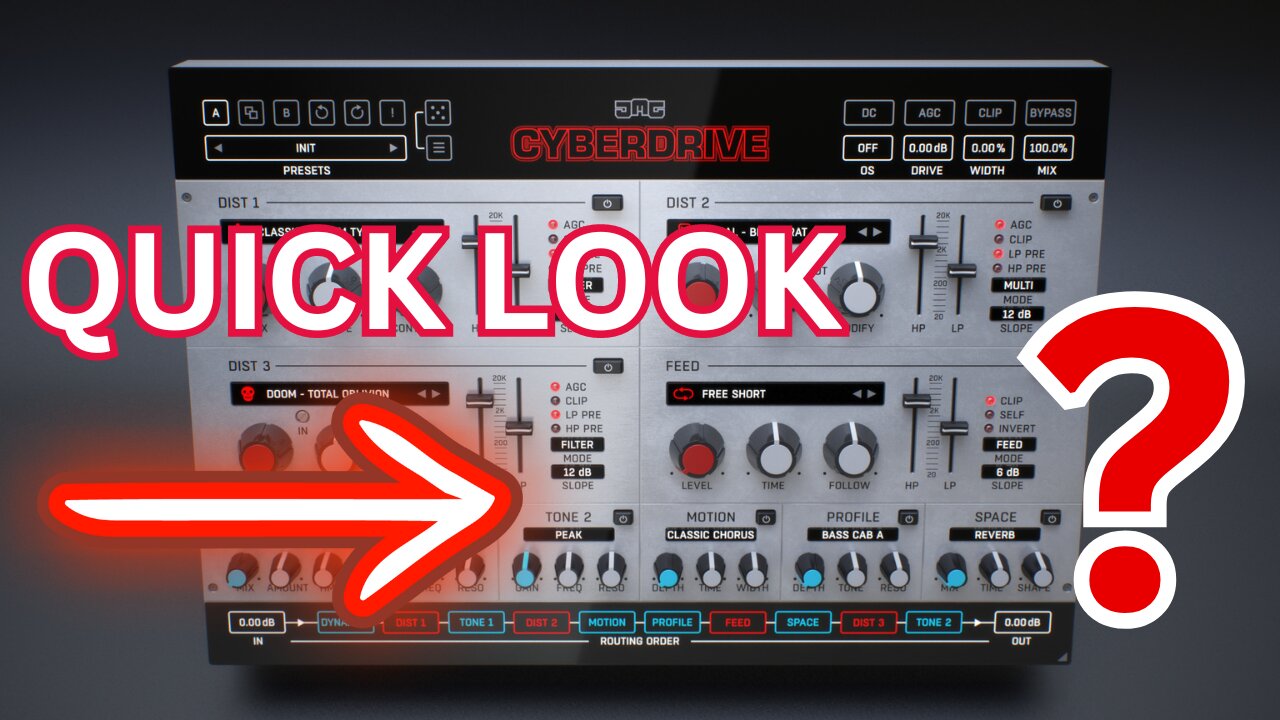 64 Distortions +70 FX CyberDRIVE QUICK LOOK United Plugins