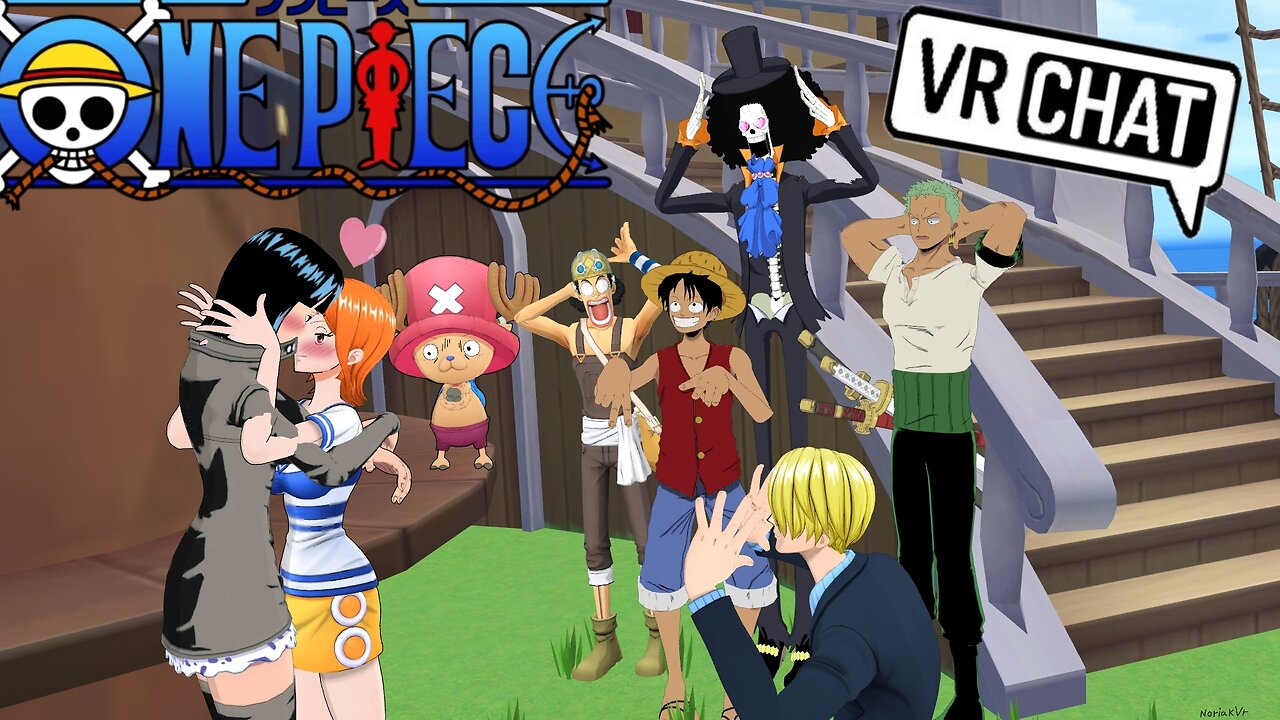 The Strawhats Spend time with Ace [ VRCHAT ONE PIECE]