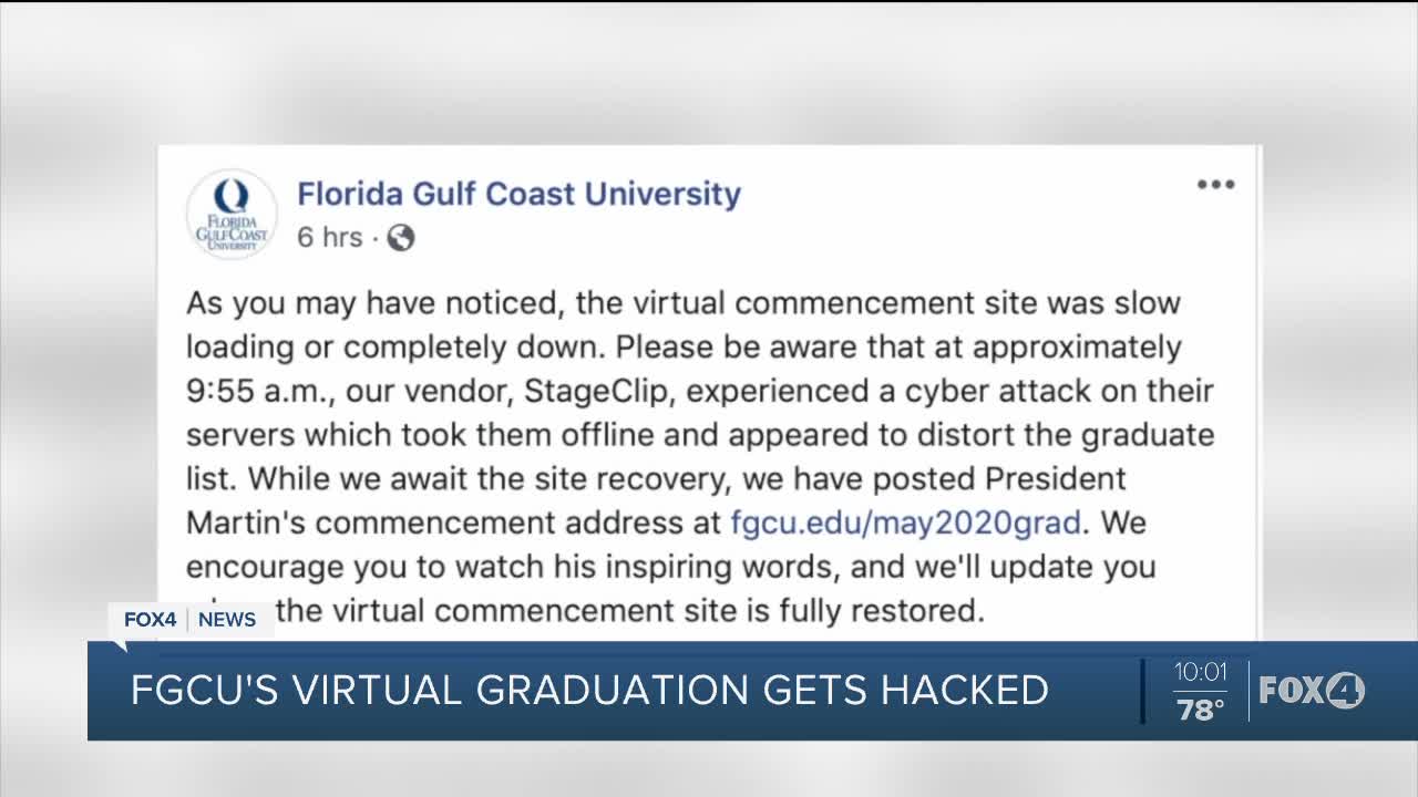 FGCU 2020 virtual graduation faces cyber attack