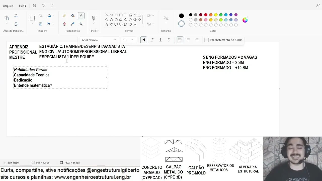 Compensa trabalhar como eng de estruturas Eng Estrutural