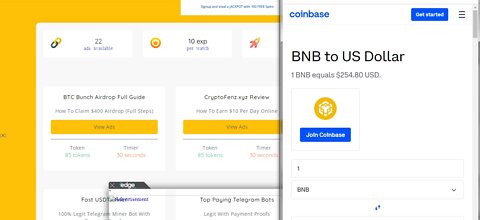 How To Earn Free BNB TOKENS Cryptocurrency Paid To Click At BTC Bunch Withdraw Via FaucetPay