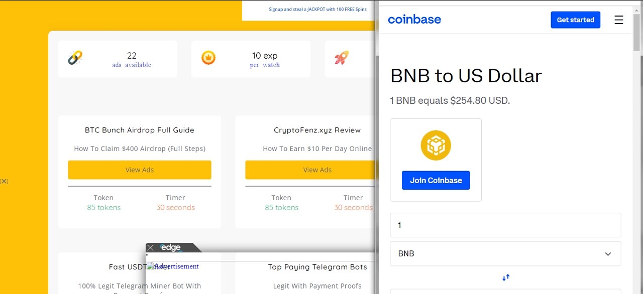 How To Earn Free BNB TOKENS Cryptocurrency Paid To Click At BTC Bunch Withdraw Via FaucetPay