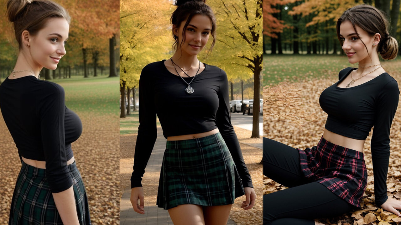 BEAUTIFUL HOT GIRLS TAKING A NICE WALK - AI Lookbook girl