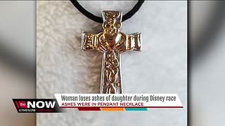 Georgia woman loses necklace with daughter's ashes at Disney during Princess Half Marathon