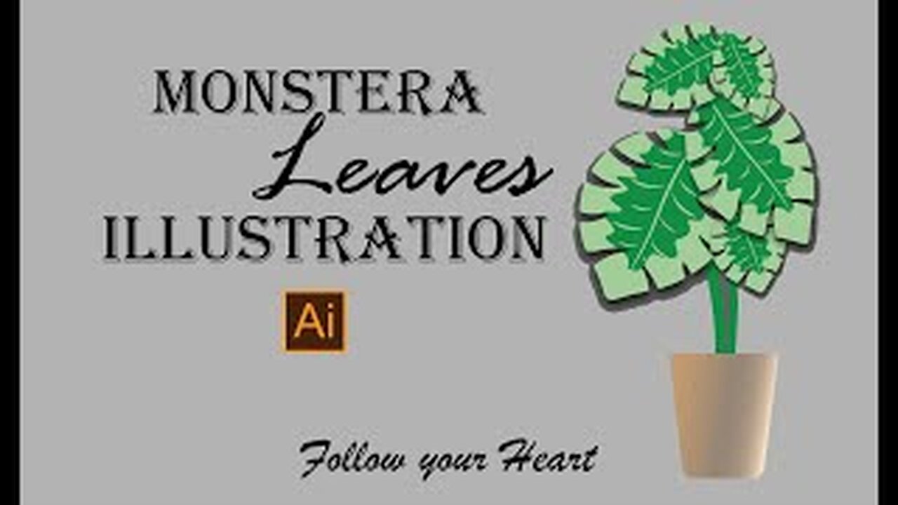 Logo || 1 Minute Tutorial || illustrator CC || Follow your Heart