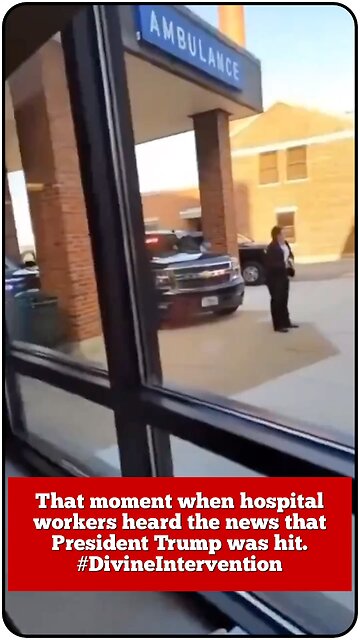 That moment when hospital workers heard President Trump was shot