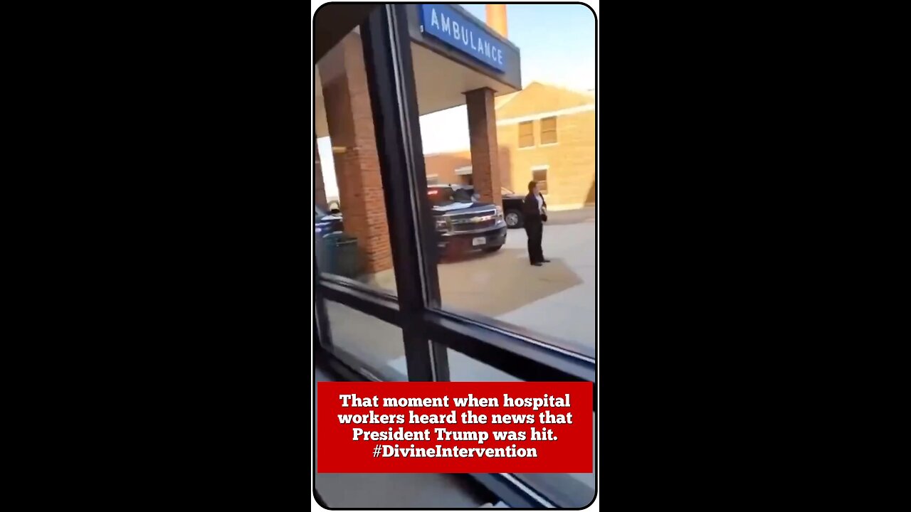 That moment when hospital workers heard President Trump was shot