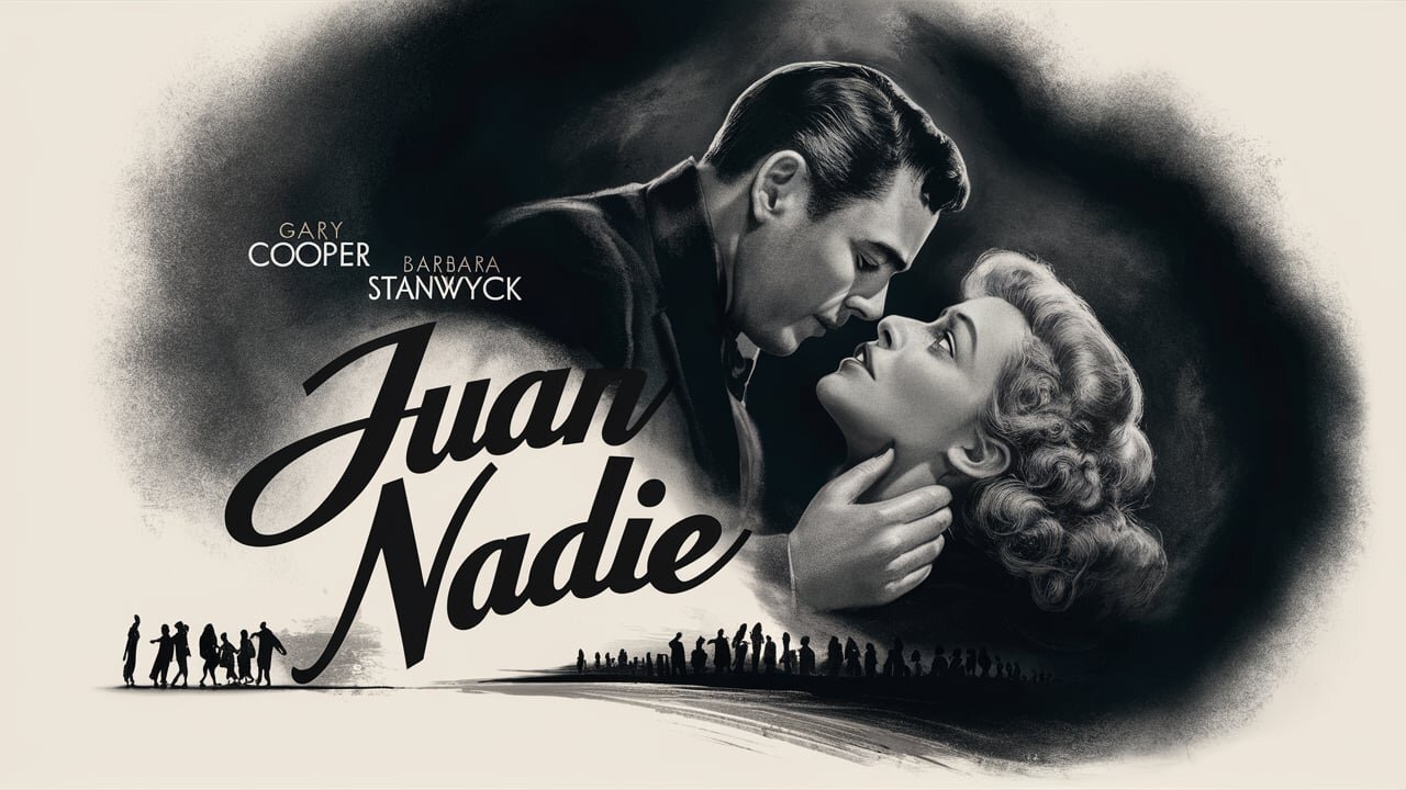 JUAN NADIE (1941) Gary Cooper, Barbara Stanwyck y Edward Arnold | Comedia, Drama | P&B