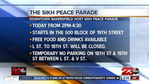 Sikh community hosts annual Peace Parade