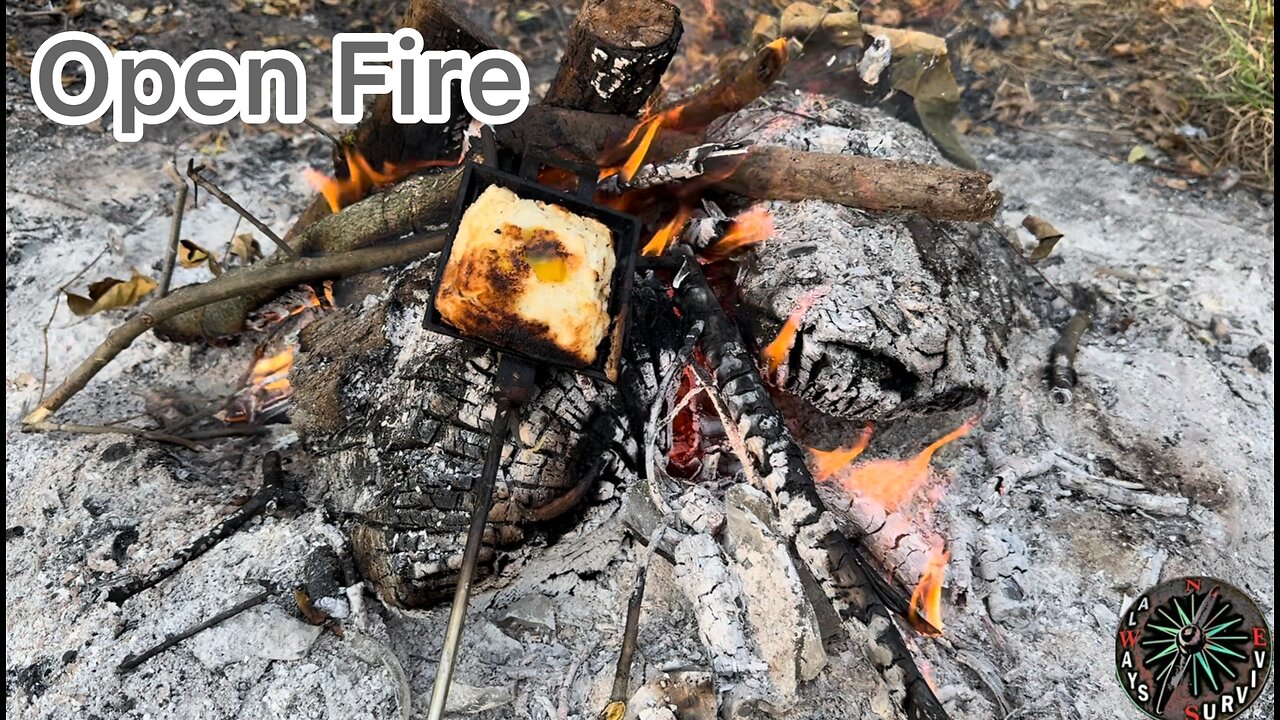 Off Grid Cooking on an Open Fire 🔥