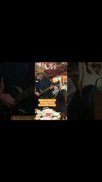 Roadtrip to California, we stopped at the famous Big Texan Steakhouse. Little John has many talents.