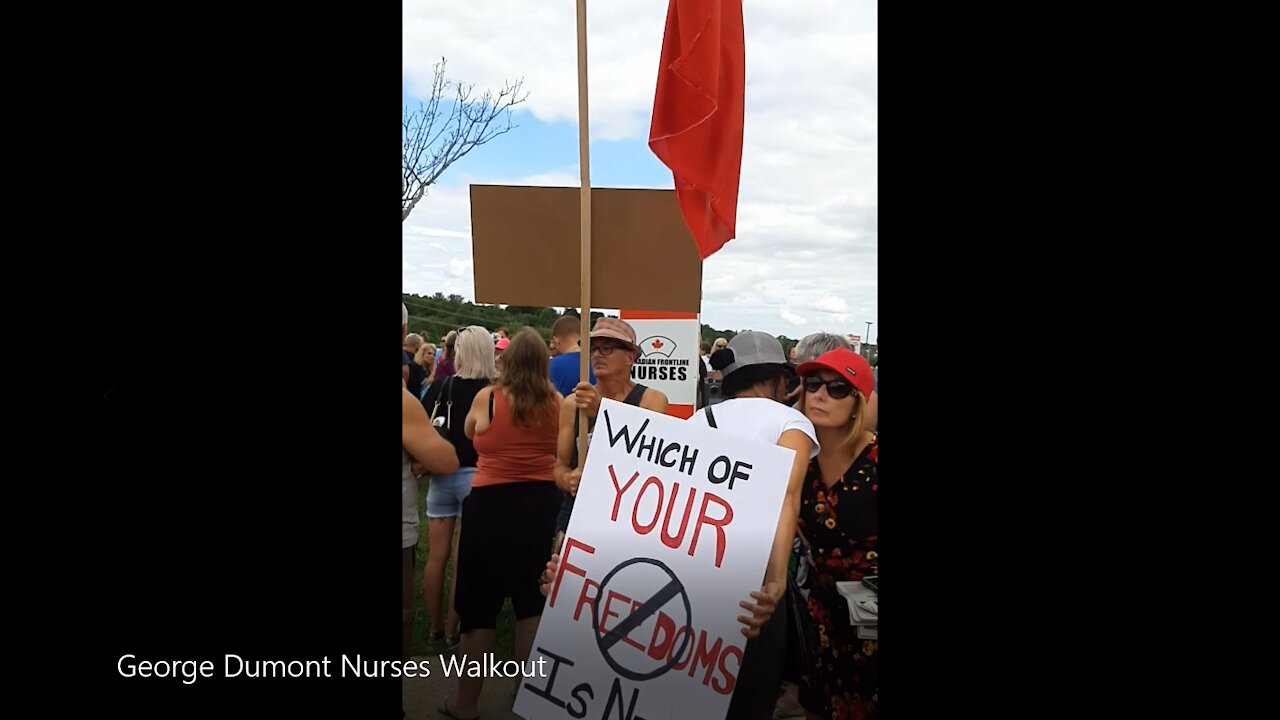 Nurses WalkOut at the George Dumont Hospital