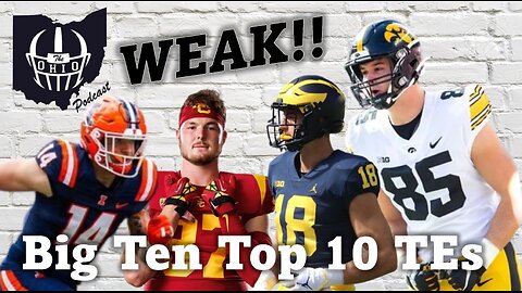 Top 10 Big Ten Tight Ends Heading into the 2024 Season