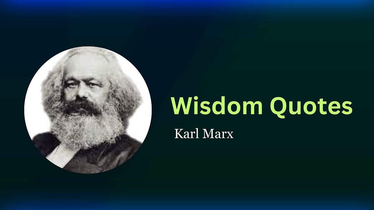 Karl Marx famous quotes