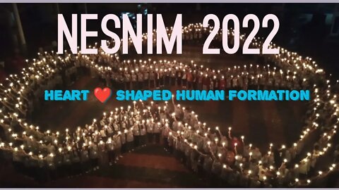 650+ Nesnimites form spectacular Heart ❤️ Shaped human formation #nesnim #NESNIM22