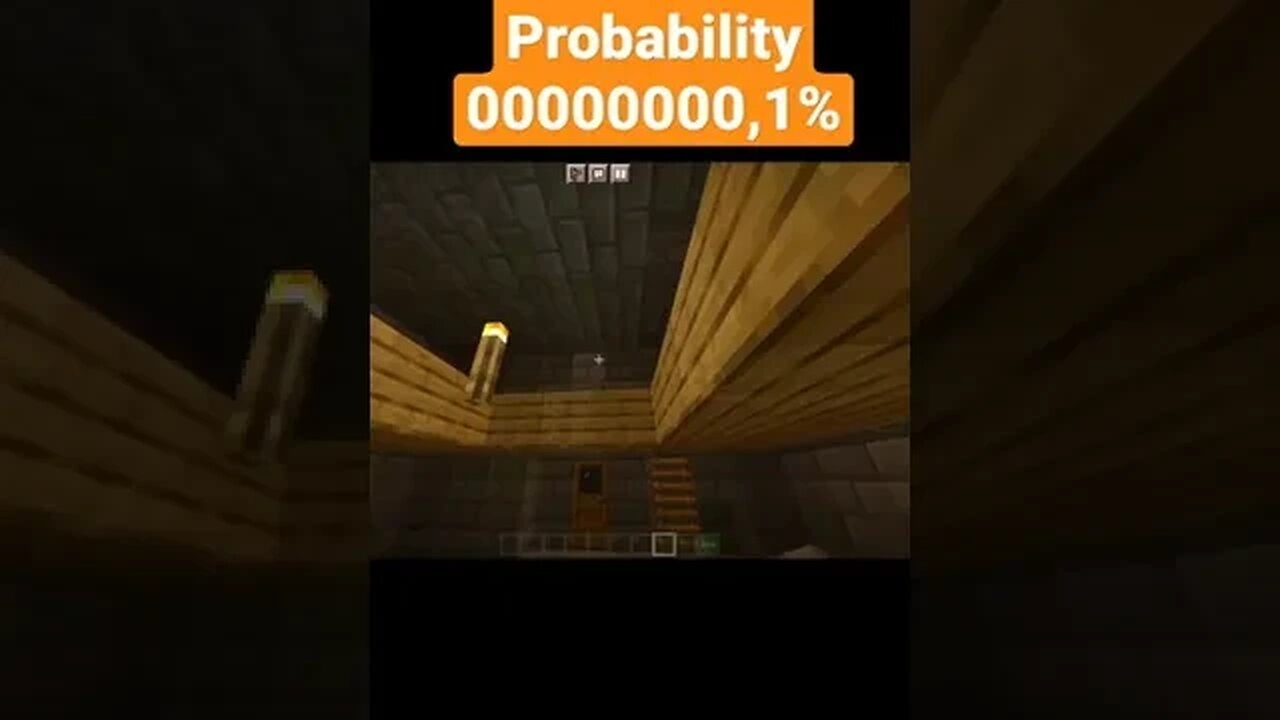 Minecraft PROBABILITY 00000000.1%