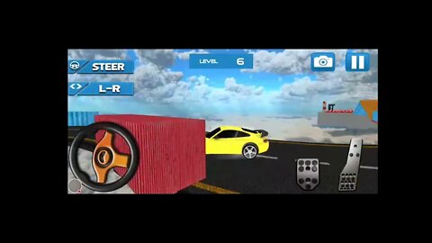 Playing 3D sky car drive for the frist time....good experience