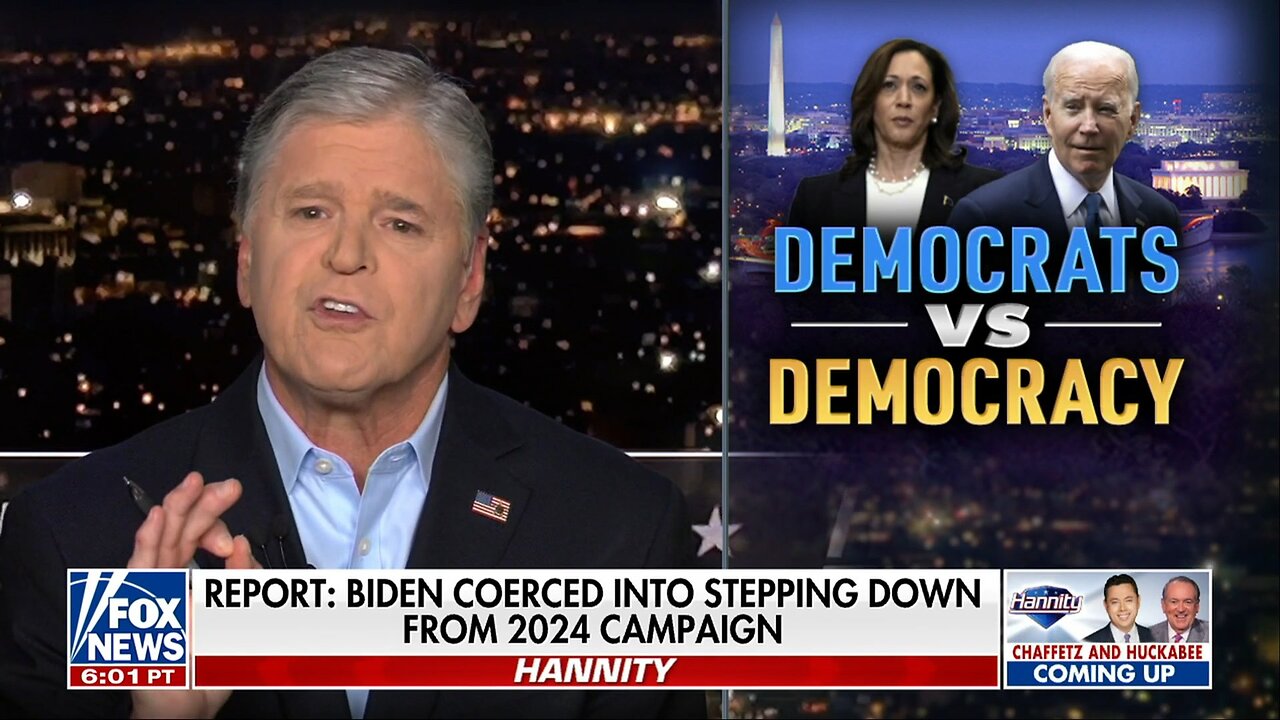 Sean Hannity: Democrats Rushed to Coronate VP Kamala Harris as their Nominee