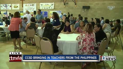 CCSD hires 105 special education teachers from the Philippines to address shortage