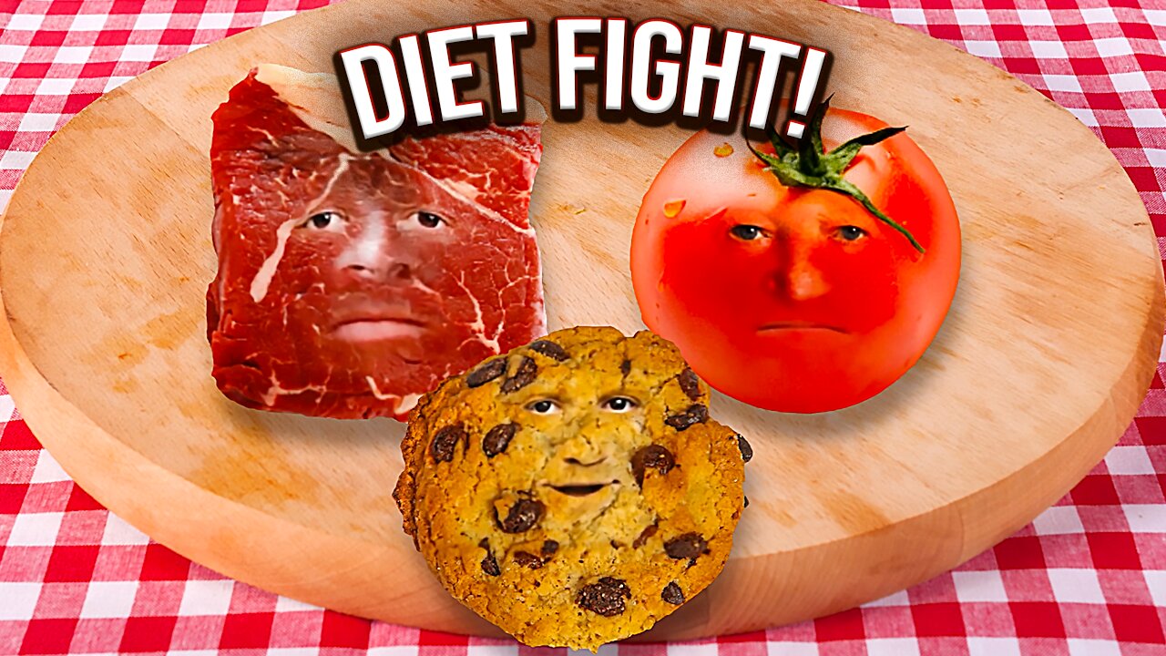 Diet Fight: MEAT vs PLANT vs JUNK!